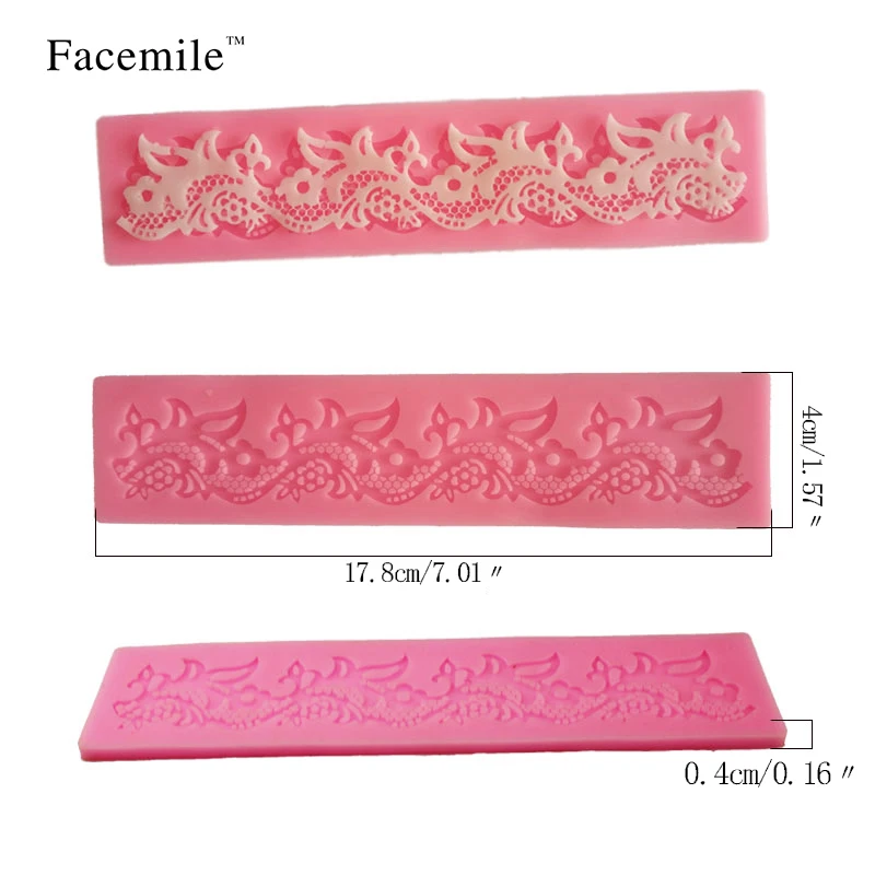 Lace Silicone Chocolate Baking Mold candy mold Cake Fondant Mould Decorating Tool 50-121 Gift
Lace Silicone Chocolate Baking Mold candy mold Cake Fondant Mould Decorating Tool 50-121 Gift