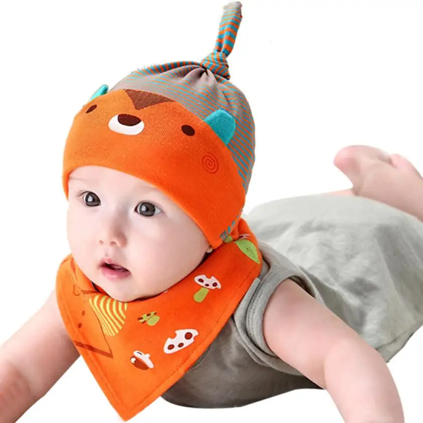 1PC soft Cute Fashion Cubs Pattern Baby Hat Caps Cotton Blend Hat Bibs Suit fits boys and girls
1PC soft Cute Fashion Cubs Pattern Baby Hat Caps Cotton Blend Hat Bibs Suit fits boys and girls