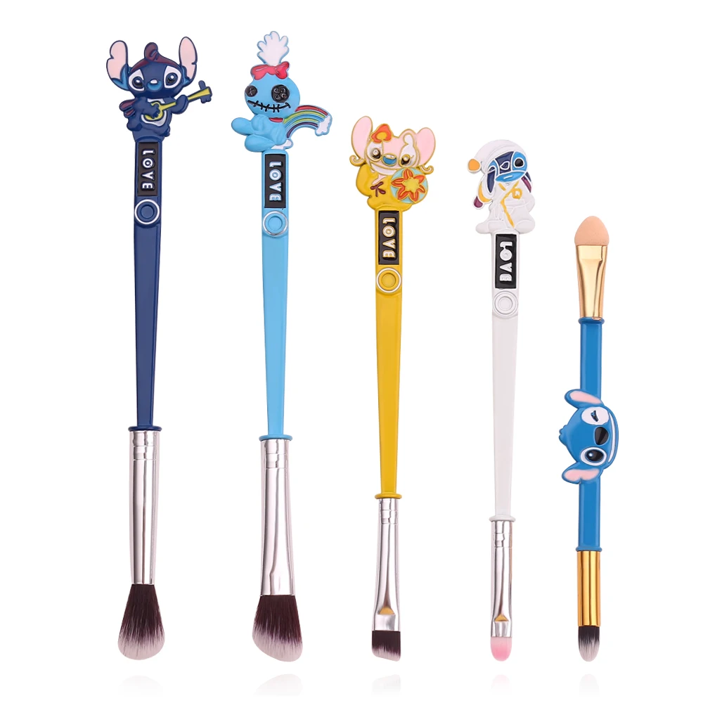 Unique Lilo & Stitch Makeup Brushes Metal Handle Eyeshadow Eyebrow Concealer Sponge Double Head Brush Beauty Tools Gift For Fans
Unique Lilo & Stitch Makeup Brushes Metal Handle Eyeshadow Eyebrow Concealer Sponge Double Head Brush Beauty Tools Gift For Fans