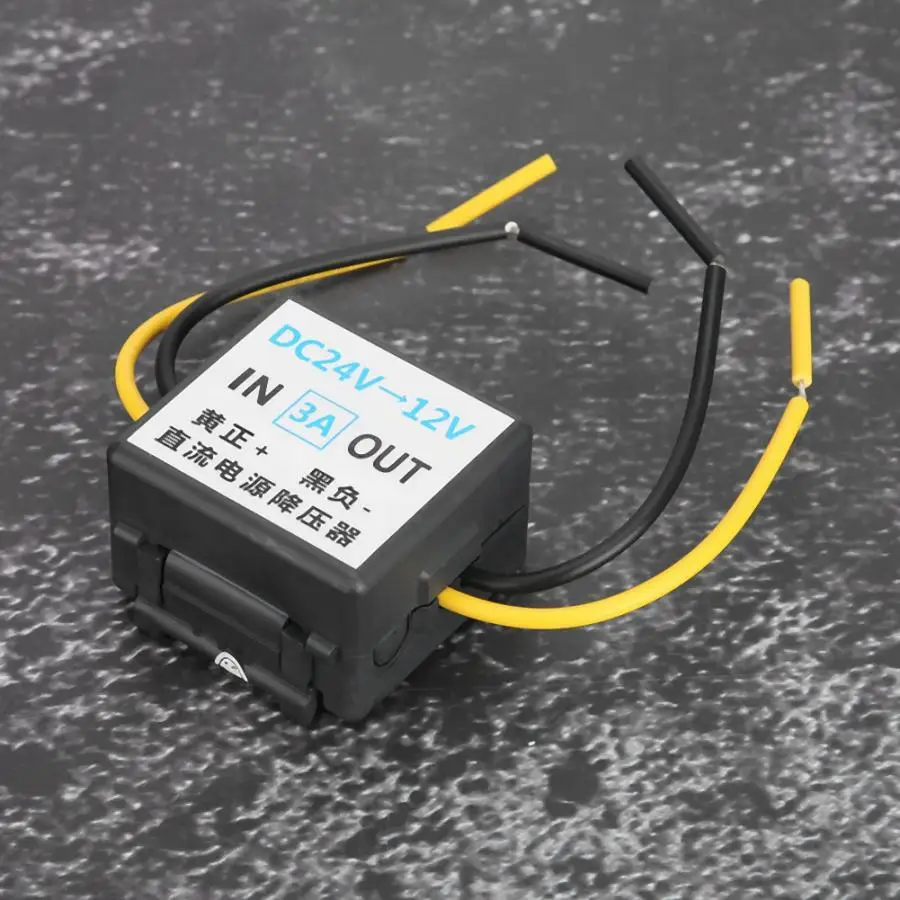 Universal power inverter 24V To 12V Car Power Supply Converter Vehicle Step Down Inverter Voltage Reducer 3A Step Down Converter
Universal power inverter 24V To 12V Car Power Supply Converter Vehicle Step Down Inverter Voltage Reducer 3A Step Down Converter