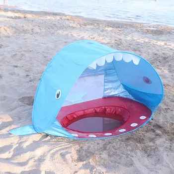 Outdoor Beach Portable Shade Pool Shark Shape Children's Tent Shade Pool Protection Sun Shelter Tent
Outdoor Beach Portable Shade Pool Shark Shape Children's Tent Shade Pool Protection Sun Shelter Tent