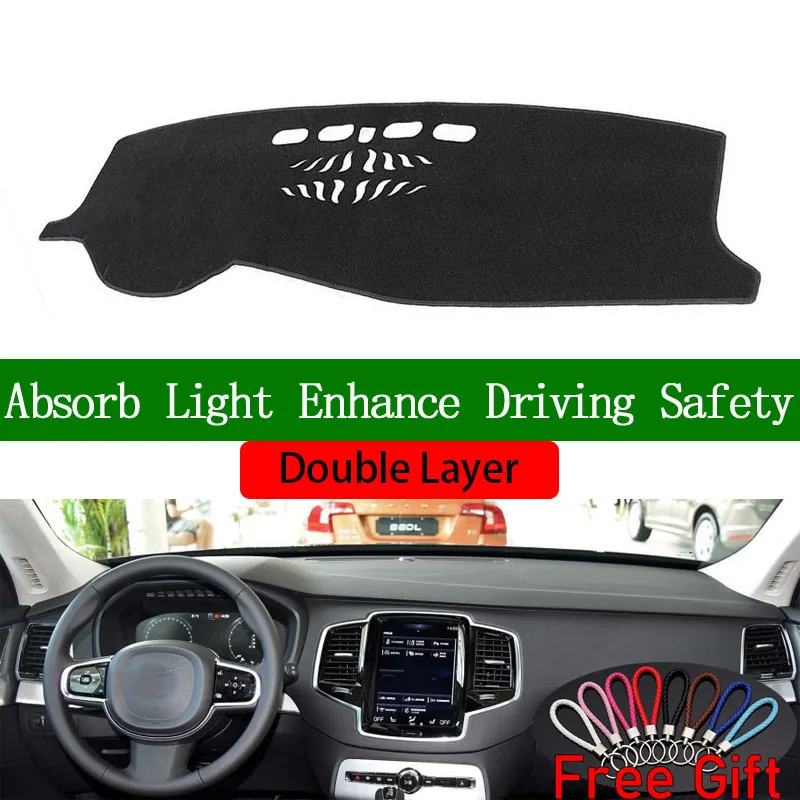 Двухслойные автомобильные наклейки для volvo XC90 2015 2016 2017 2018 2019, крышка приборной панели, автомобильные аксессуары, аксессуары для интерьера, анти-УФ автомобильные наклейки
Двухслойные автомобильные наклейки для volvo XC90 2015 2016 2017 2018 2019, крышка приборной панели, автомобильные аксессуары, аксессуары для интерьера, анти-УФ автомобильные наклейки