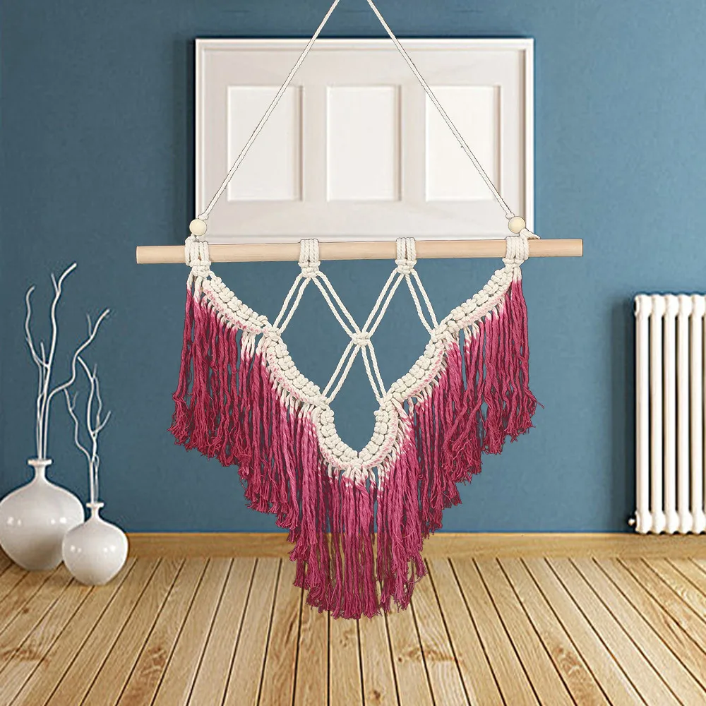 Bohemian Macrame Hand Woven Wall Hanging Tapestry Home Art Decoration New Arrival Dropshipping
Bohemian Macrame Hand Woven Wall Hanging Tapestry Home Art Decoration New Arrival Dropshipping