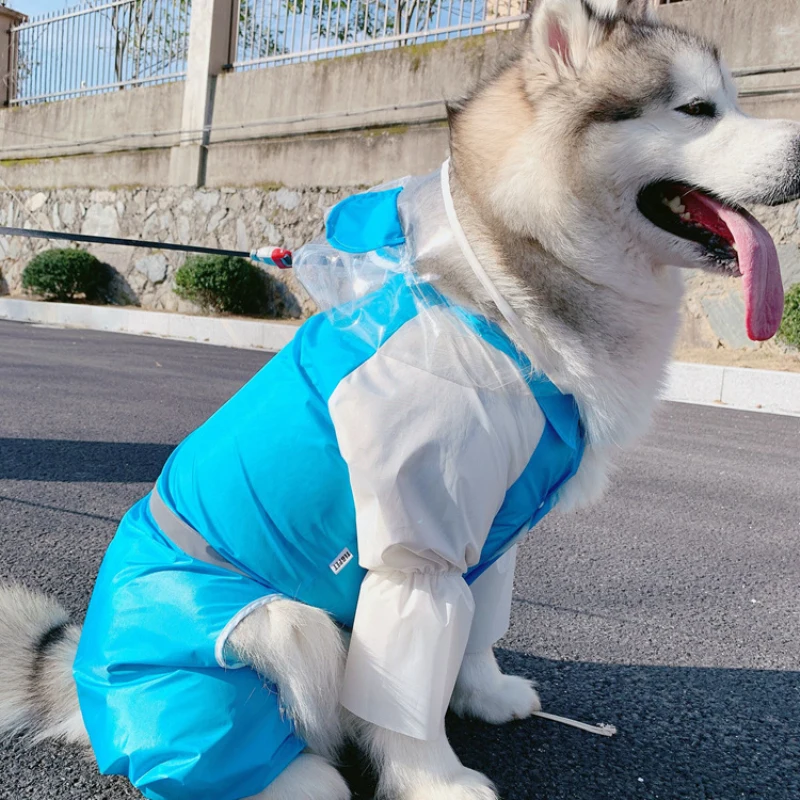 Large Dog Raincoat Small Dog Waterproof Clothing Jumpsuit Rain Jacket Golden Retriever Labrador Siberian Husky Big Dog Clothes
Large Dog Raincoat Small Dog Waterproof Clothing Jumpsuit Rain Jacket Golden Retriever Labrador Siberian Husky Big Dog Clothes