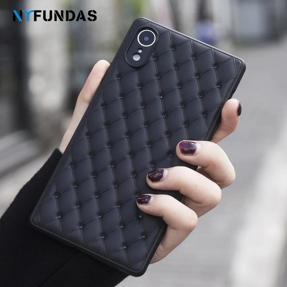 NYFundas luxury case for iphone 8 7 plus Grid Lattice Leather Soft silicone shockproof cover back case for iphone XS MAX XR X
NYFundas luxury case for iphone 8 7 plus Grid Lattice Leather Soft silicone shockproof cover back case for iphone XS MAX XR X