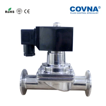 1/2 inch Sanitary Solenoid Valve Food Grade Stainless Steel 304 Tri Clamp Connection Electric Solenoid Valve Normally Closed
1/2 inch Sanitary Solenoid Valve Food Grade Stainless Steel 304 Tri Clamp Connection Electric Solenoid Valve Normally Closed