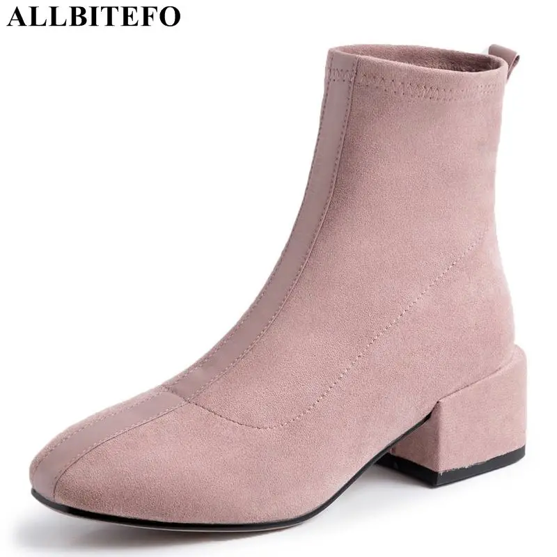 ALLBITEFO full genuine leather+Elastic cloth thick heel women martin boots high heels party women boots ankle boots for women
ALLBITEFO full genuine leather+Elastic cloth thick heel women martin boots high heels party women boots ankle boots for women