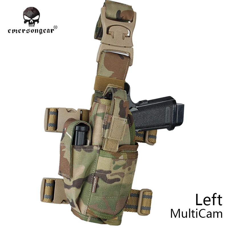 gun pistol holder Right Left hand Holster EMERSON Tornado Universal Tactical Thigh NATO Style Drop Leg EM6204 Multicam
gun pistol holder Right Left hand Holster EMERSON Tornado Universal Tactical Thigh NATO Style Drop Leg EM6204 Multicam