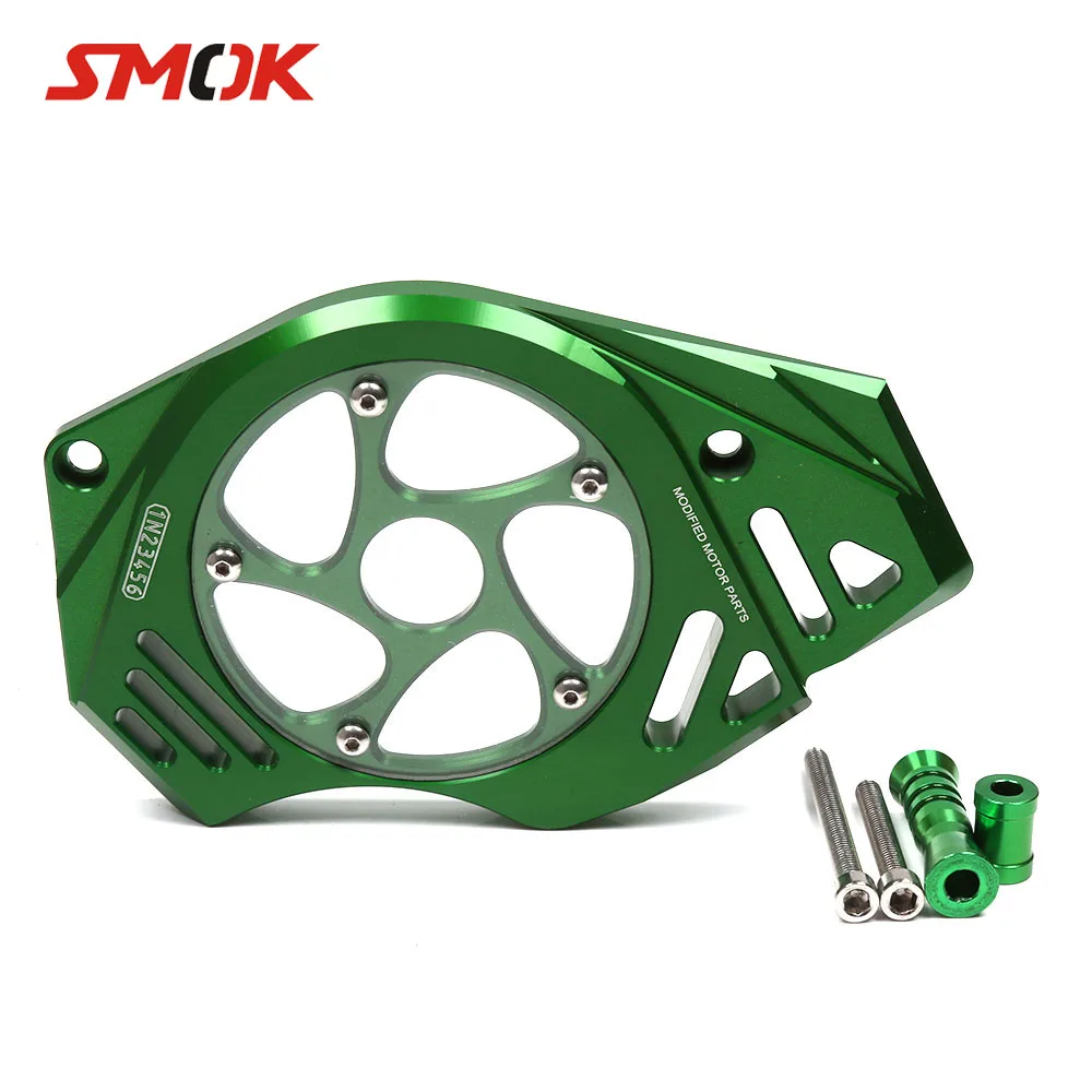 SMOK для Kawasaki ER6N ER6F 2006-2017 2007 2008 2009 мотоцикл CNC алюминиевая передняя Звездочка цепь
