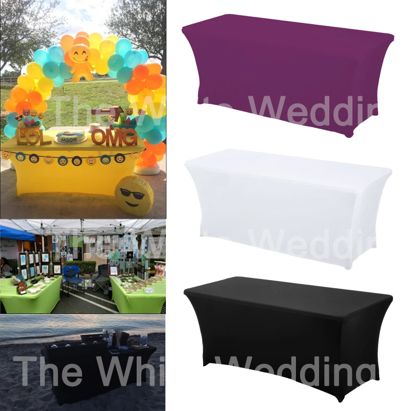 Table Cloth Rectangular Stretch Spandex Table Cover Wedding Hotel home Event Party Decoration HAORUI Accept Custom Logo
Table Cloth Rectangular Stretch Spandex Table Cover Wedding Hotel home Event Party Decoration HAORUI Accept Custom Logo