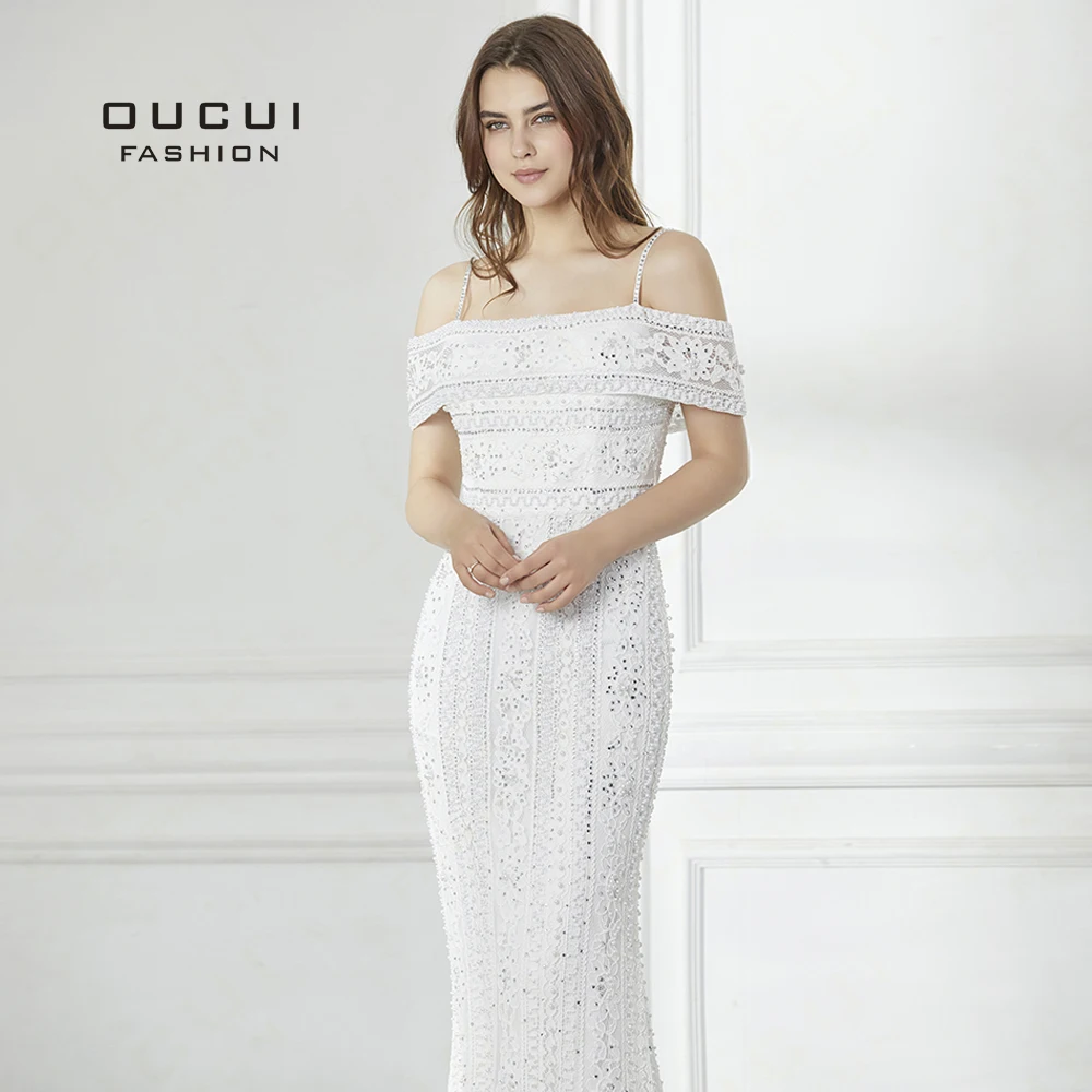 2019 Long Evening Dress handmade beaded Full Pearls Mermaid Gown Lace Off Shoulder elegant New Formal occasion OL103008
2019 Long Evening Dress handmade beaded Full Pearls Mermaid Gown Lace Off Shoulder elegant New Formal occasion OL103008