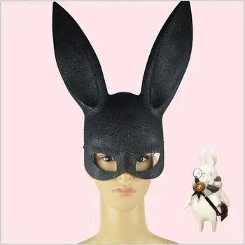 Christmas Masquerade Party Cosplay Rabbit Mask Sexy Bondage Bunny Long Ears Carnival Halloween Costume Party Mask for kids adult 
Christmas Masquerade Party Cosplay Rabbit Mask Sexy Bondage Bunny Long Ears Carnival Halloween Costume Party Mask for kids adult