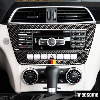 SRXTZM Carbon Fiber Protector Central Control CD Auto Accessories Car stickers For Benz Mercedes W204 C Class 2010-2013
SRXTZM Carbon Fiber Protector Central Control CD Auto Accessories Car stickers For Benz Mercedes W204 C Class 2010-2013