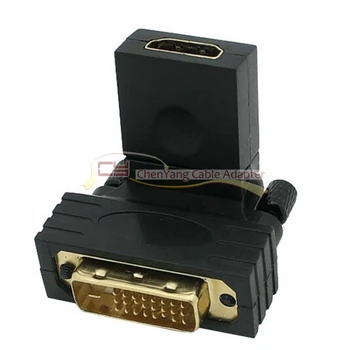 1pcs/1080p DVI male to HDMI Female 360 degree Rotating Swivel Adapter for HDTV Video Card
1pcs/1080p DVI male to HDMI Female 360 degree Rotating Swivel Adapter for HDTV Video Card