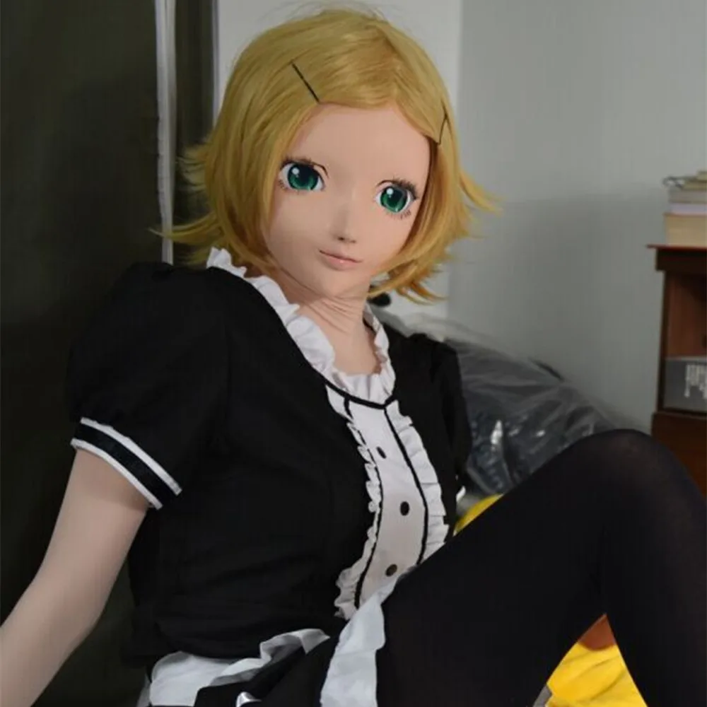 (C2-001) Kigurumi Transsexuals Beauty Makeup KIG Cosplay Silicone Half Head Masks Kigurumi Mask Crossdresser Doll
(C2-001) Kigurumi Transsexuals Beauty Makeup KIG Cosplay Silicone Half Head Masks Kigurumi Mask Crossdresser Doll