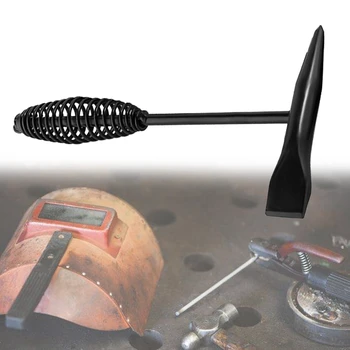 155mm manual spring handle welding hammer 300 grams electric welder hammer / rust hammer broken ice security safty hands tools
155mm manual spring handle welding hammer 300 grams electric welder hammer / rust hammer broken ice security safty hands tools