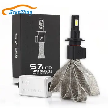 SCANDIAG H7 LED Headlight Bulbs 60W 6400 Lumens 6000K cool White Extremely Bright Chips Led Conversion Kit Car Headlight 
SCANDIAG H7 LED Headlight Bulbs 60W 6400 Lumens 6000K cool White Extremely Bright Chips Led Conversion Kit Car Headlight