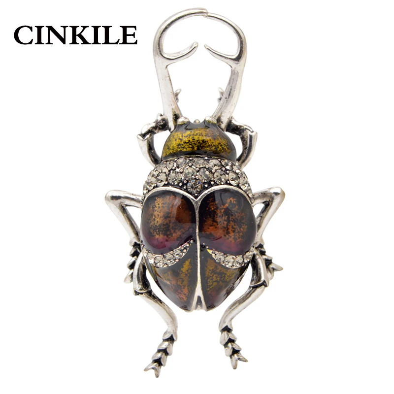 CINKILE Enamel Beetle Brooches For Women and Men Vintage Alloy Bugs Brooch Pins Fashion Insect Badges 3 Colors Available Gift
CINKILE Enamel Beetle Brooches For Women and Men Vintage Alloy Bugs Brooch Pins Fashion Insect Badges 3 Colors Available Gift