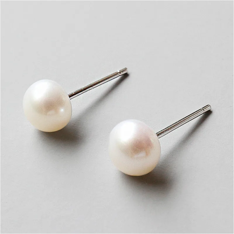 Gemei 100% 925 Sterling Silver Round Simulated-pearl Simple Stud Earrings For Women Fashion Party Jewelry
Gemei 100% 925 Sterling Silver Round Simulated-pearl Simple Stud Earrings For Women Fashion Party Jewelry