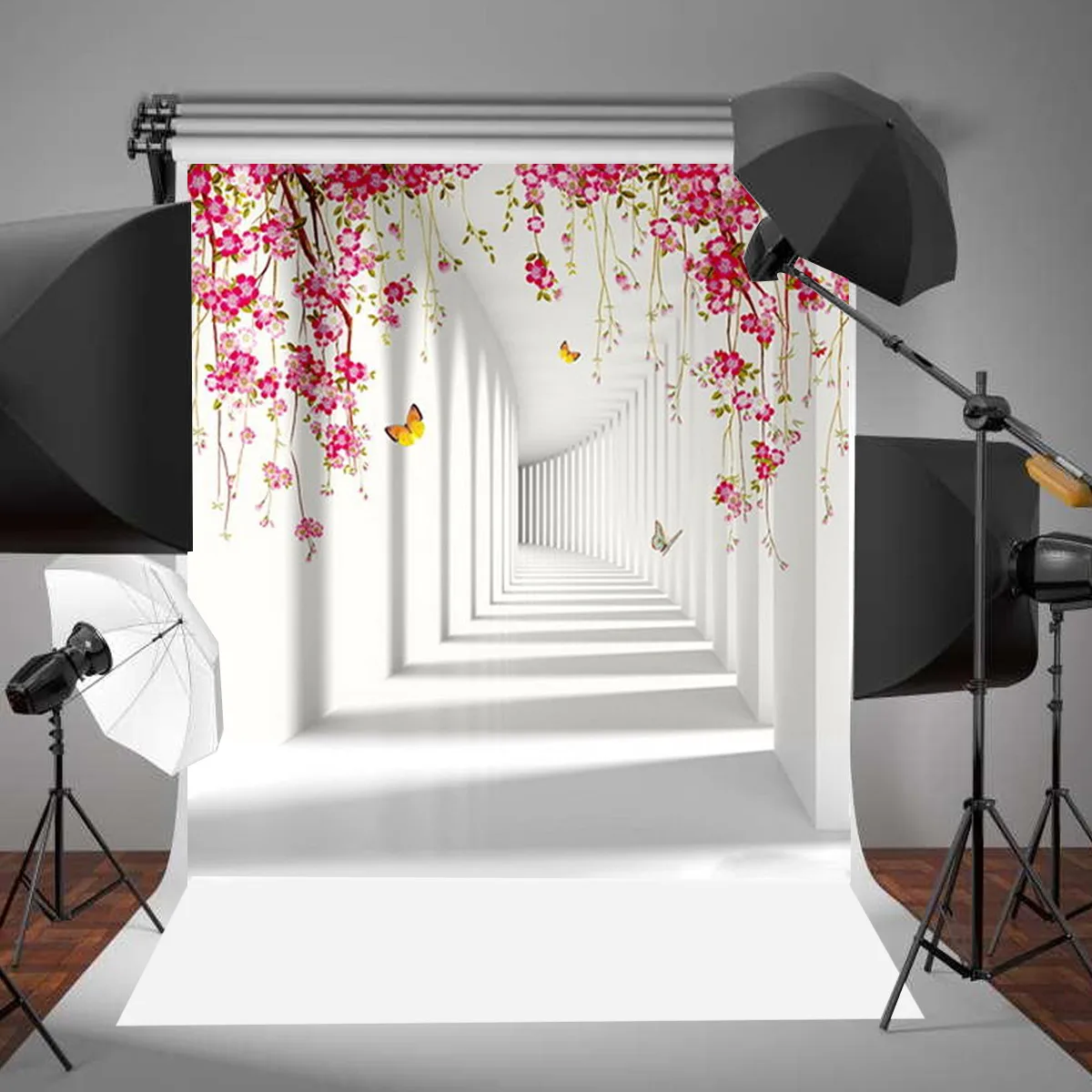 7x7FT Vinyl Photo Backdrops,Flower,Spiritual Sakura Petal Motif Photoshoot Props Photo Background Studio Prop 7x7FT Vinyl Photo Backdrops,Flower,Spiritual Sakura Petal Motif Photoshoot Props Photo Background Studio Prop