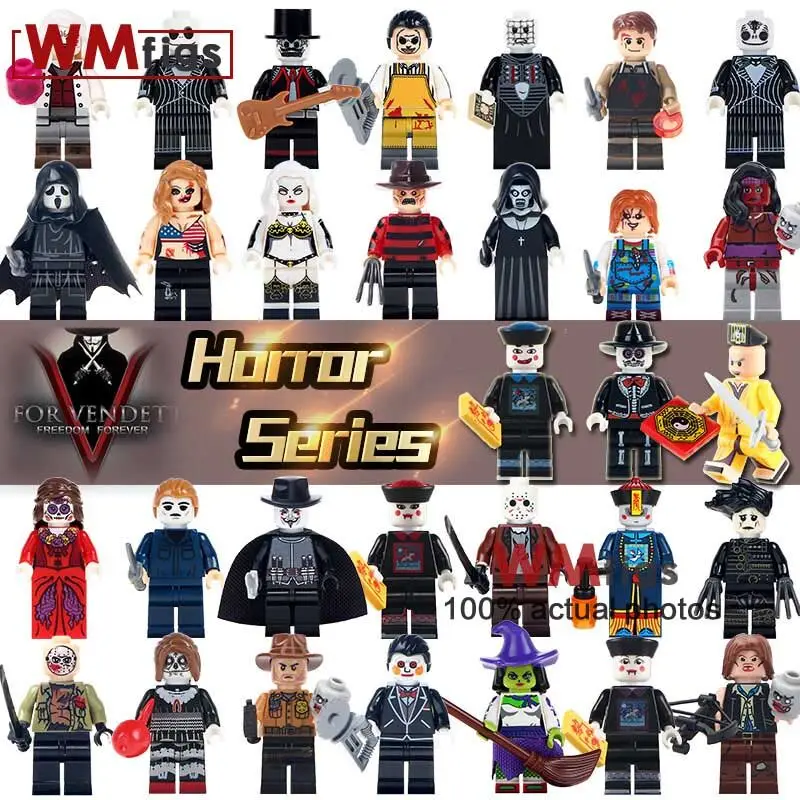 the Walking Dead Zombie Jason Voorhees Horror Movie Action Building Blocks Brick Gifts Toys for Children 
the Walking Dead Zombie Jason Voorhees Horror Movie Action Building Blocks Brick Gifts Toys for Children