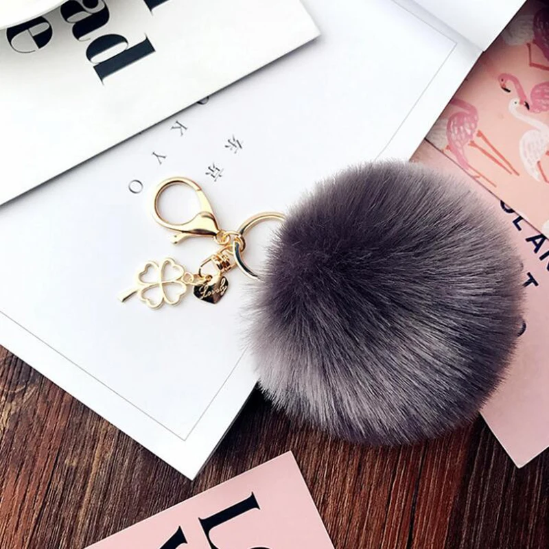 11 Colors Fluffy Rabbit Fur Ball Key Chain Cute Pompom Artificial Rabbit Fur Keychain Women Car Bag Key Ring
11 Colors Fluffy Rabbit Fur Ball Key Chain Cute Pompom Artificial Rabbit Fur Keychain Women Car Bag Key Ring