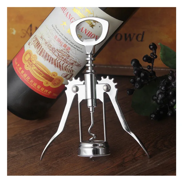 High quality professional pressure bottle opener, red wine, champagne, grape, bar, zinc alloy red wine bottle opener 1
High quality professional pressure bottle opener, red wine, champagne, grape, bar, zinc alloy red wine bottle opener 1