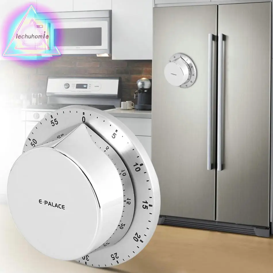Waterproof Stainless Steel Body Mechanical Kitchen Timer Loud Alarm Sound with Magnet Base 60 Minutes Countdown Timer
Waterproof Stainless Steel Body Mechanical Kitchen Timer Loud Alarm Sound with Magnet Base 60 Minutes Countdown Timer