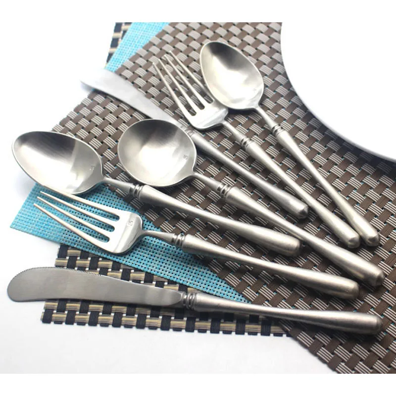 Luxury 304 Stainless Steel Cutlery Set Dinner Knife & Fork Kit Dinnerware Tableware Set Sliverware Kitchen Accessories
Luxury 304 Stainless Steel Cutlery Set Dinner Knife & Fork Kit Dinnerware Tableware Set Sliverware Kitchen Accessories
