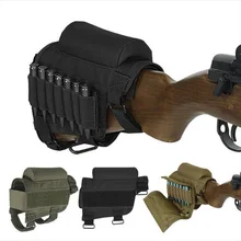 Rest-Pouch Bullet-Holder-Bag Hunting-Gun-Accessories Butt-Stock Rifle Hot-Nylon Portable