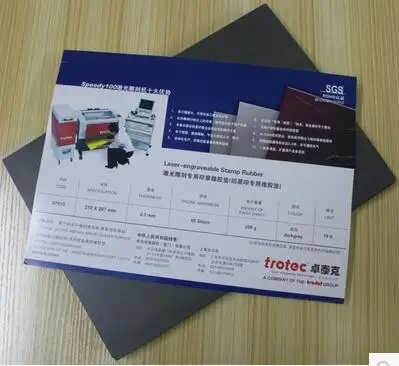 3pcs/lot Trodat Rubber Sheet 297*210*2.3mm A4 Size Dark Grey For Laser Engraving Machine Free shipping
3pcs/lot Trodat Rubber Sheet 297*210*2.3mm A4 Size Dark Grey For Laser Engraving Machine Free shipping