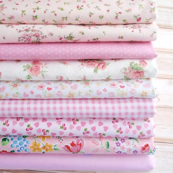160X50cm 9 Patterns Elegant Pink Cotton patchwork 100%cotton fabric meter Quilting Bedding Baby Textile for sewing Kids Quilt
160X50cm 9 Patterns Elegant Pink Cotton patchwork 100%cotton fabric meter Quilting Bedding Baby Textile for sewing Kids Quilt