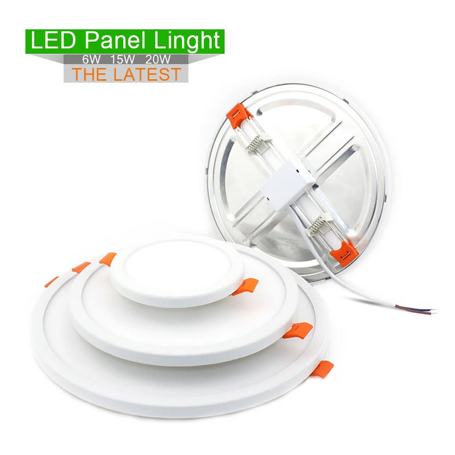 Led Panel Light Ceiling Lamps 6W 15W 20W 220V Ultra Thin Round Led Ceiling Panel Downlight Warm Cold White Adjustable Hole Size
Led Panel Light Ceiling Lamps 6W 15W 20W 220V Ultra Thin Round Led Ceiling Panel Downlight Warm Cold White Adjustable Hole Size