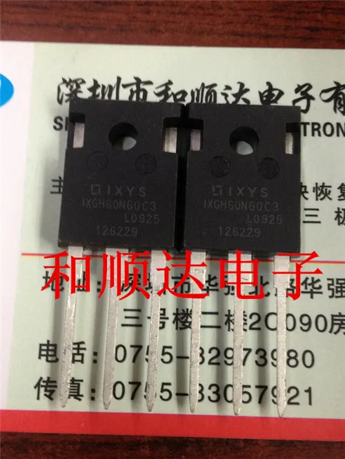 10 pieces/lot IXGH60N60C3 
10 pieces/lot IXGH60N60C3