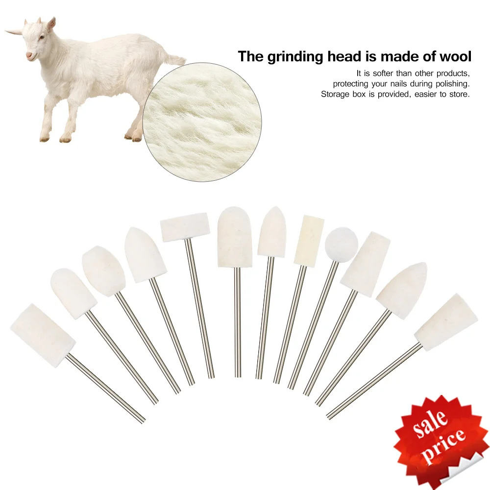12pcs Grinding Stone Head Nail Drill Bits Dead Skin Remover Wool Nail Drill Bit Mounted Point Polish Tool Rotary Point Burrs
12pcs Grinding Stone Head Nail Drill Bits Dead Skin Remover Wool Nail Drill Bit Mounted Point Polish Tool Rotary Point Burrs