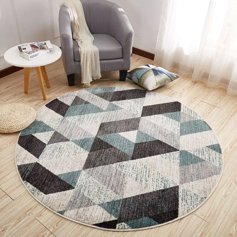 Modern Nordic Round Carpet Home Coffee Table Round Rug Computer Chair Anti-Slip Floor Mat Hallway Doormat Cloakroom Carpets
Modern Nordic Round Carpet Home Coffee Table Round Rug Computer Chair Anti-Slip Floor Mat Hallway Doormat Cloakroom Carpets