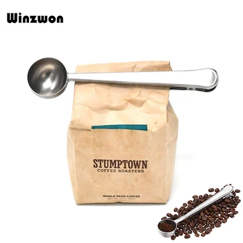 1Pcs Stainless Steel Coffee Scoop Measuring Coffee Spoon With Bag Clip Sealing Kitchen Coffee Supplies Cup Coffee Scoop Spoon
1Pcs Stainless Steel Coffee Scoop Measuring Coffee Spoon With Bag Clip Sealing Kitchen Coffee Supplies Cup Coffee Scoop Spoon