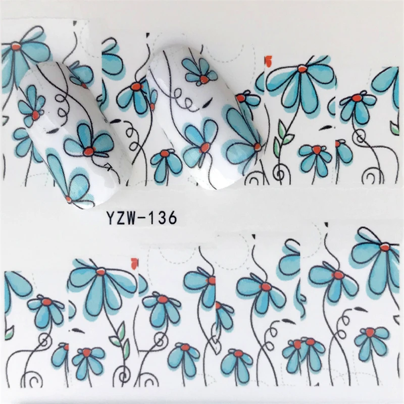 YWK 1pcs Water Gradient Blossom Flower Sticker for Nails Wraps Butterfly Flower Vine Designs Nail Art Decals
YWK 1pcs Water Gradient Blossom Flower Sticker for Nails Wraps Butterfly Flower Vine Designs Nail Art Decals