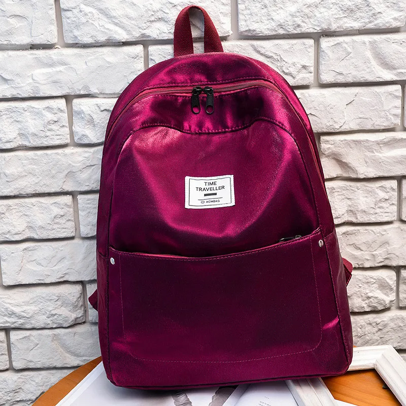 New Shiner Women Backpack Solid Color Preppy Casual Backpack for Teenage Girls Female School Shoulder Bag Bagpack mochila 
New Shiner Women Backpack Solid Color Preppy Casual Backpack for Teenage Girls Female School Shoulder Bag Bagpack mochila