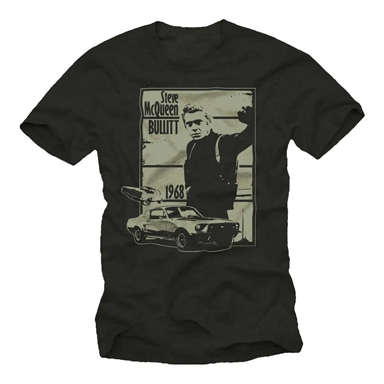 Men's Fashion Steve Mcqueen Bullitt Music Black Print New Newest 2019 Fashion Summer Slim Fit Men O Neck Cotton Printing Shirt
Men's Fashion Steve Mcqueen Bullitt Music Black Print New Newest 2019 Fashion Summer Slim Fit Men O Neck Cotton Printing Shirt