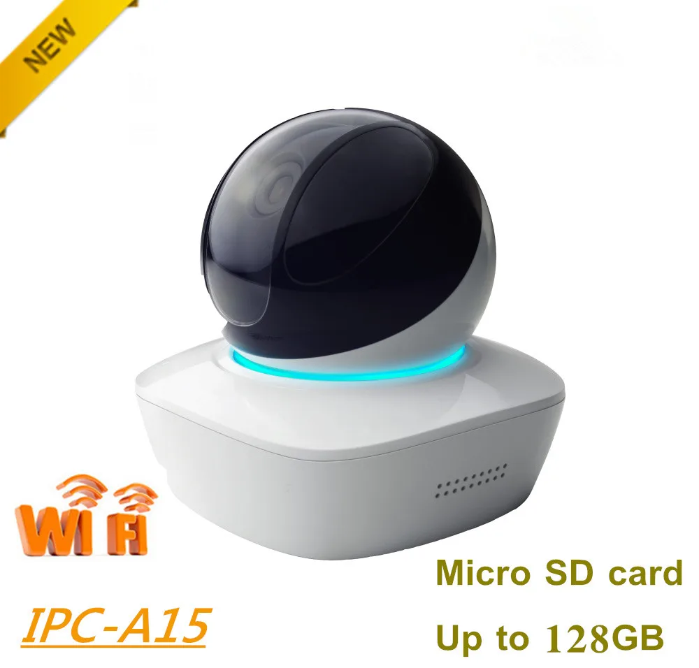 DH 1.3MP Wi-Fi PT Камера IPC-A15 Беспроводной сети Easy4ip облако поддержка Sd карт до 128 г