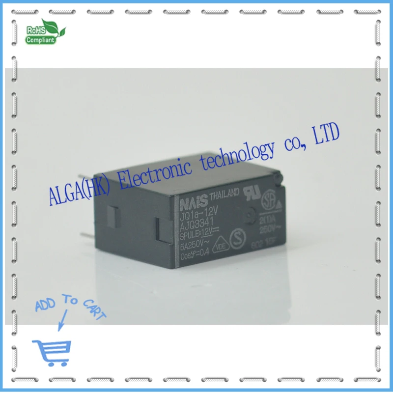 JQ1A-12V/JQ1A12V AJQ3341 12V new original relay spot double crown to ensure quality.
JQ1A-12V/JQ1A12V AJQ3341 12V new original relay spot double crown to ensure quality.