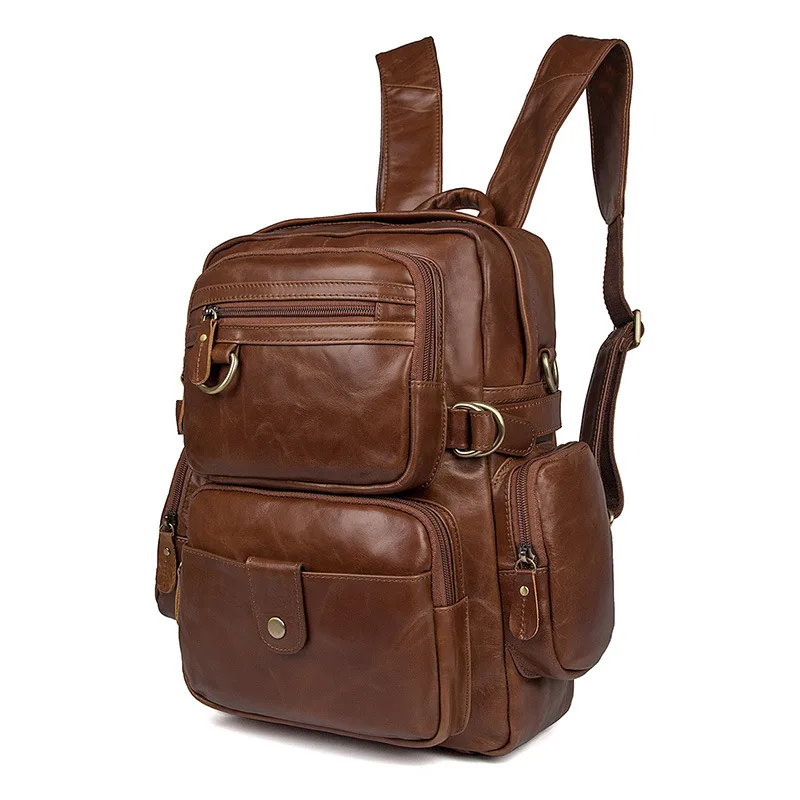 Nesitu High Quality Vintage Brown Black Genuine Leather Men Women's Backpack Girl Female Shoulder Bag Travel Bags M7042
Nesitu High Quality Vintage Brown Black Genuine Leather Men Women's Backpack Girl Female Shoulder Bag Travel Bags M7042
