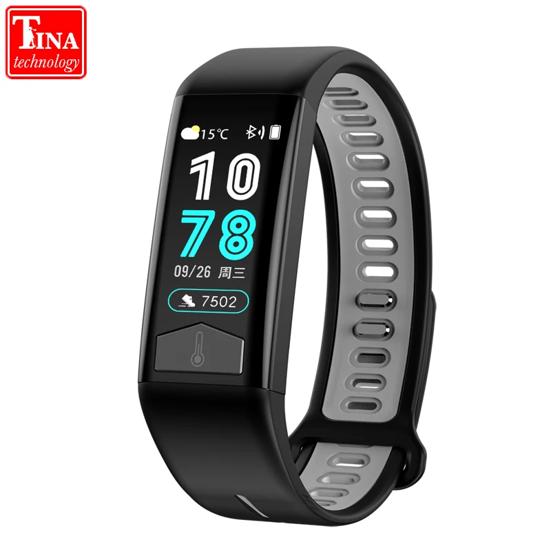 T02 Smart Bracelet Men Women IP68 Waterproof Fitness Wristband Heart Rate ECG Monitor Smart Band Weather Body Temperature Shown
T02 Smart Bracelet Men Women IP68 Waterproof Fitness Wristband Heart Rate ECG Monitor Smart Band Weather Body Temperature Shown