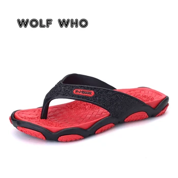 WOLF WHO 2019 Men Flip Flops Summer Men's New Soft Rubber Shoes Outdoor Beach Male Slippers Men Water Footwear krasovki A-017
WOLF WHO 2019 Men Flip Flops Summer Men's New Soft Rubber Shoes Outdoor Beach Male Slippers Men Water Footwear krasovki A-017