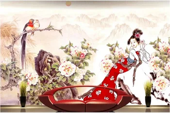 Custom 3d photo mural Wallpaper Classical Chinese landscape flowers and birds painting ancient beauty background home decoration
Custom 3d photo mural Wallpaper Classical Chinese landscape flowers and birds painting ancient beauty background home decoration