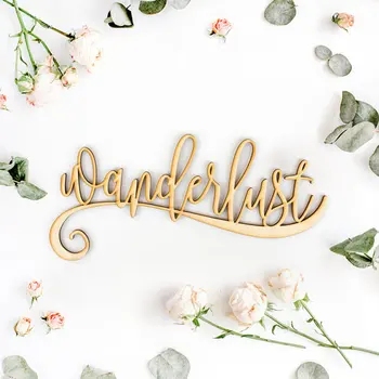 Wanderlust Script Wood Sign - Wood Sign Art, Wooden Wanderlust, Wood Decor, Wanderlust Sign
Wanderlust Script Wood Sign - Wood Sign Art, Wooden Wanderlust, Wood Decor, Wanderlust Sign