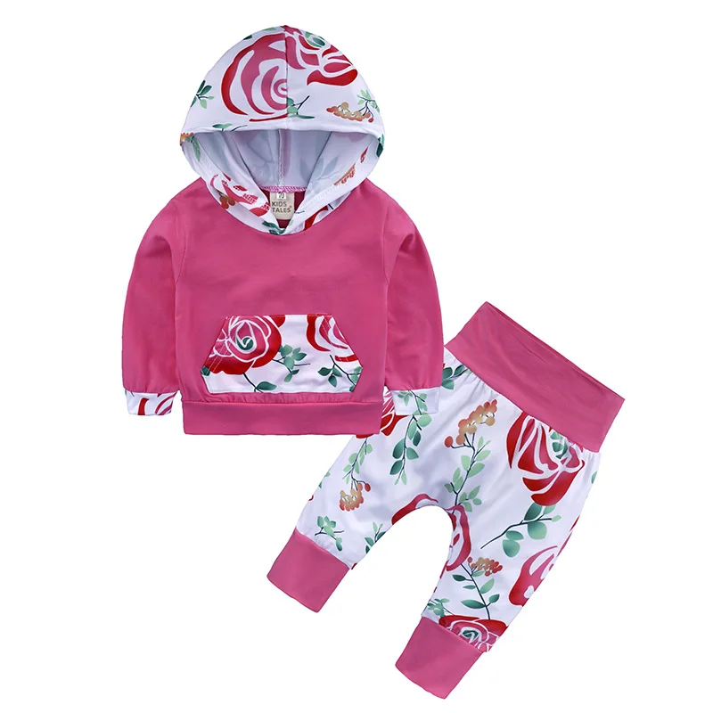 New Infant Toddler Girls Sets Floral Outfit Clothes Hooded Long-sleeved Tops+Leggings Pants 3Pcs Set Baby Clothes For Girls
New Infant Toddler Girls Sets Floral Outfit Clothes Hooded Long-sleeved Tops+Leggings Pants 3Pcs Set Baby Clothes For Girls