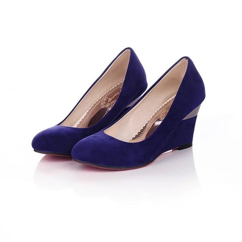 Female Flock Retro Sequined Heel Wedges High Heels Round toe Shoes Women Plus size 34- 43 Pumps OL Matching Shoes Bag Red Bottom
Female Flock Retro Sequined Heel Wedges High Heels Round toe Shoes Women Plus size 34- 43 Pumps OL Matching Shoes Bag Red Bottom