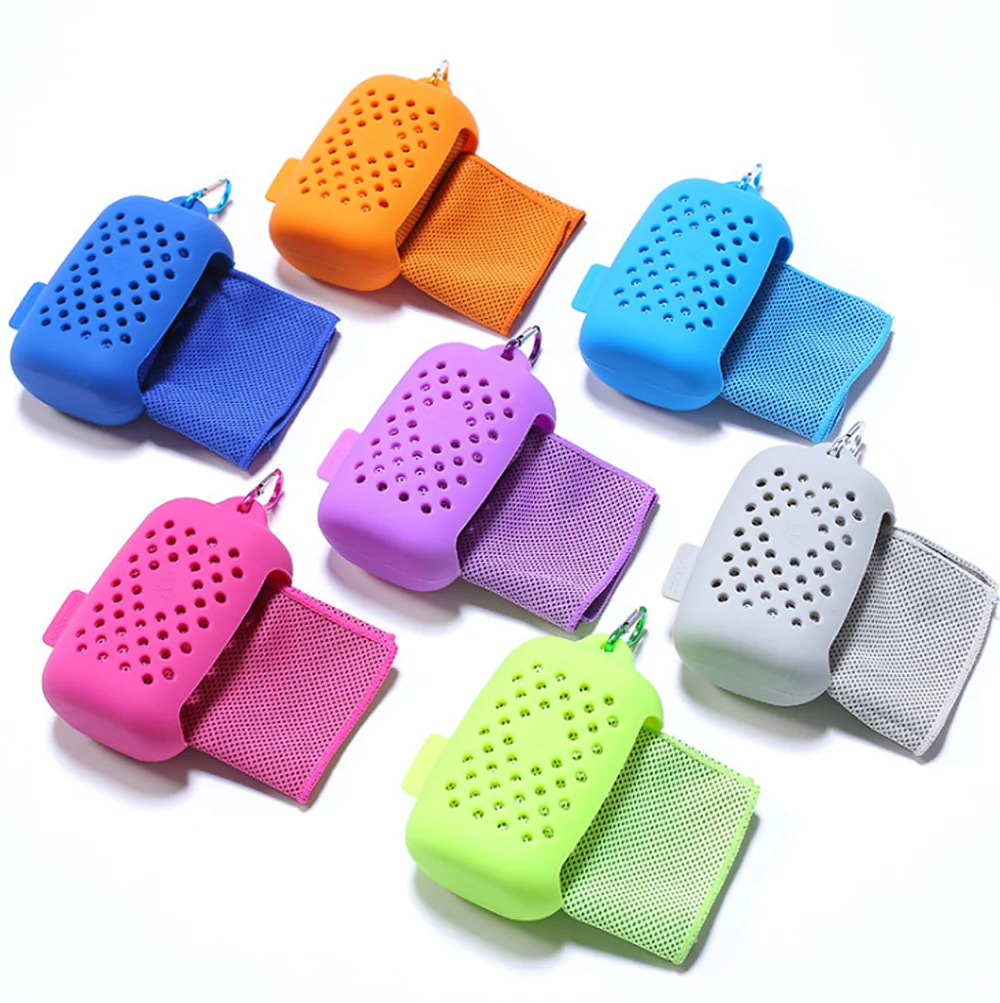 Sport Ice Towel 9 Colors 90*30cm Utility Enduring Instant Cooling Face Towel Heat Relief Reusable Chill Cool Towel
Sport Ice Towel 9 Colors 90*30cm Utility Enduring Instant Cooling Face Towel Heat Relief Reusable Chill Cool Towel